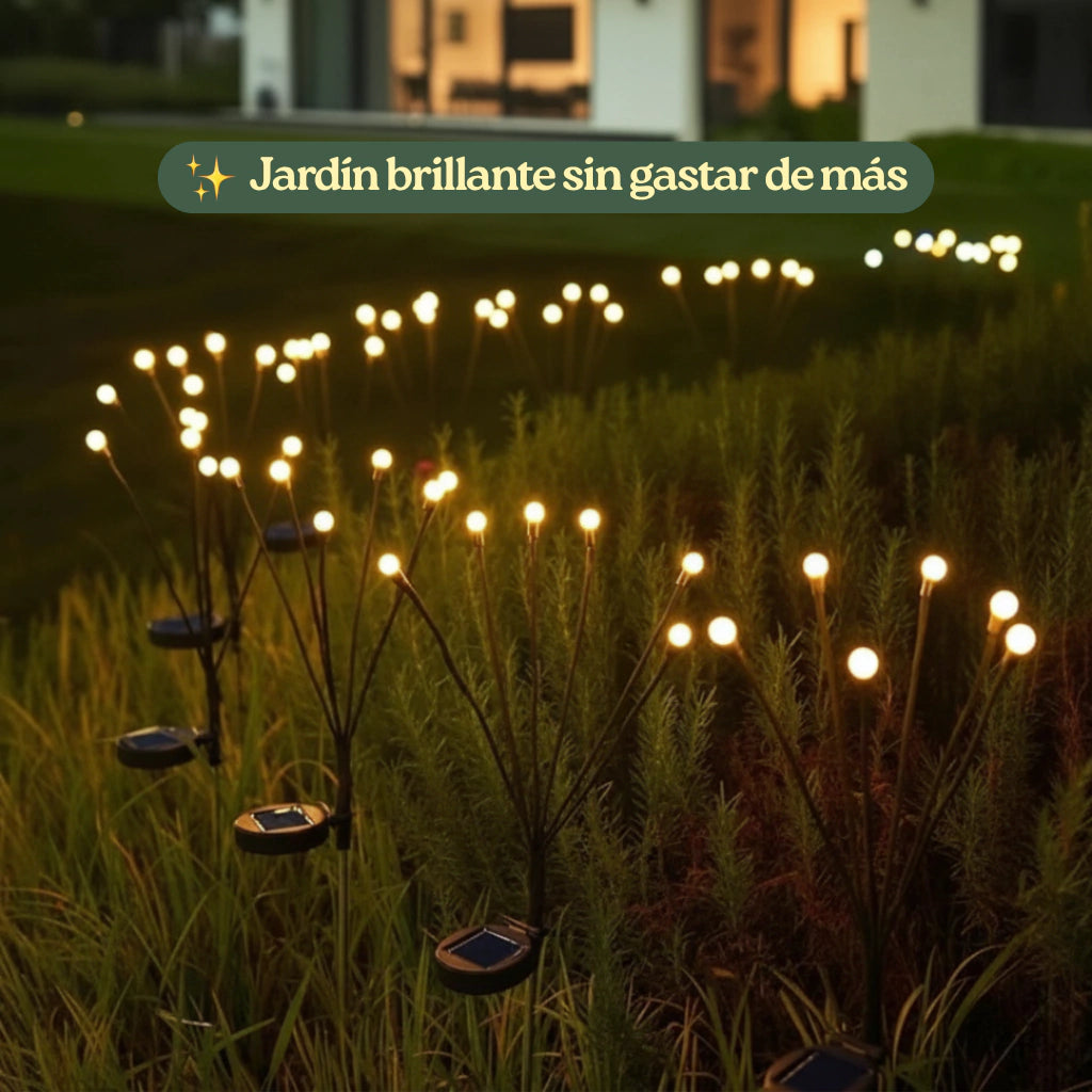 Ramo de Luces Solares — Efecto Cálido Tipo Luciérnaga