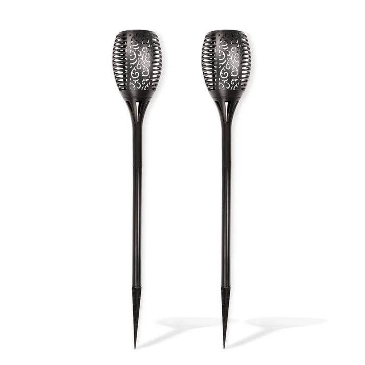 Antorcha luz solar efecto fuego(2 Unidades)