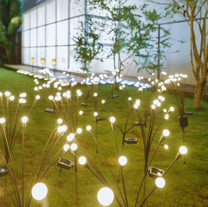 Ramo de Luces Solares — Efecto Cálido Tipo Luciérnaga